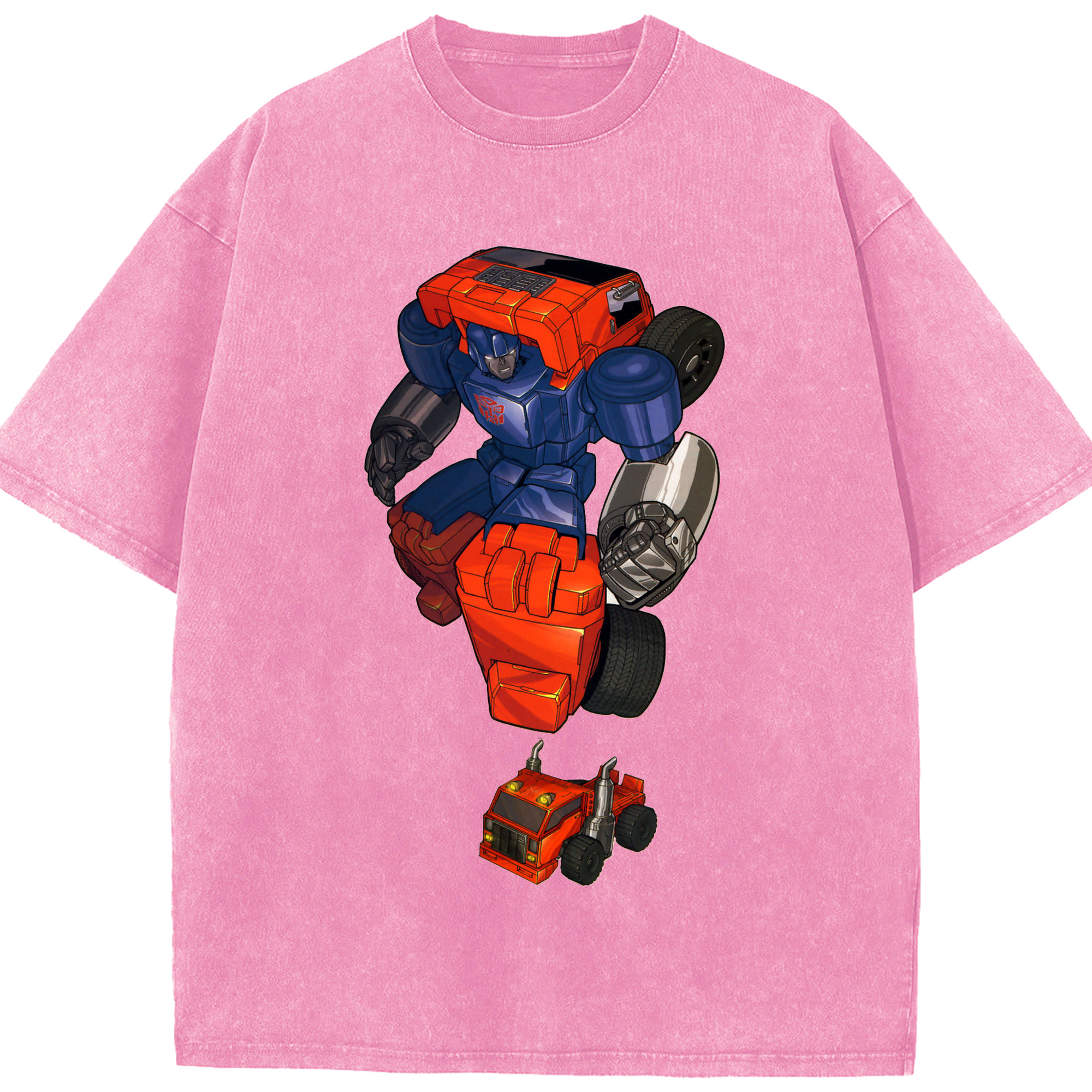 （画像用）  綿100% ヴィンテージ風 半袖Tシャツ（フロントプリント）